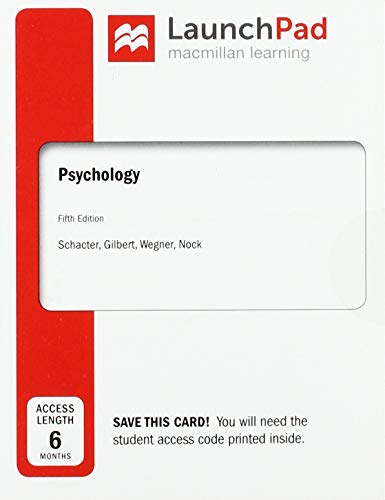 Book cover for Launchpad for Psychology (1-Term Access)