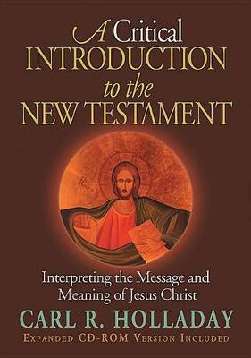 Book cover for A Critical Introduction to the New Testament