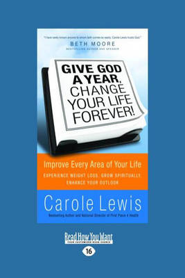 Book cover for Give God a Year and Change Your Life Forever