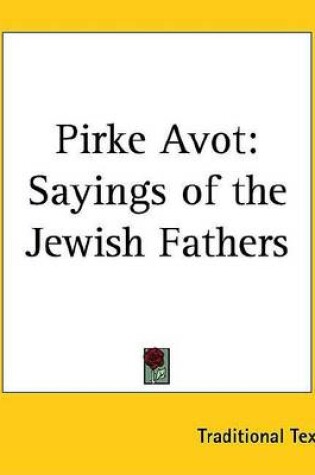Cover of Pirke Avot