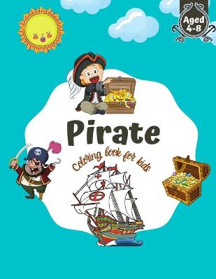 Book cover for Pirate Coloring Book