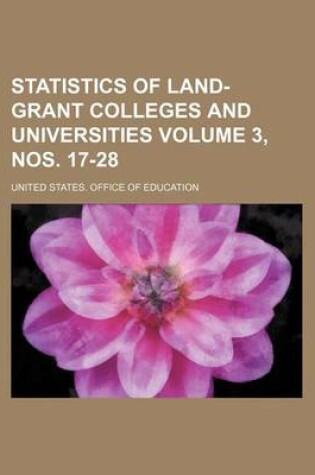 Cover of Statistics of Land-Grant Colleges and Universities Volume 3, Nos. 17-28