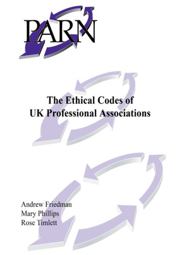 Book cover for The Ethical Codes of UK Professional Associations