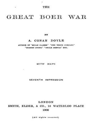 Book cover for The Great Boer War