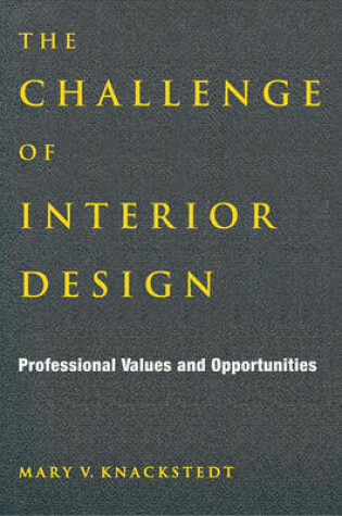 Cover of The Challenge of Interior Design