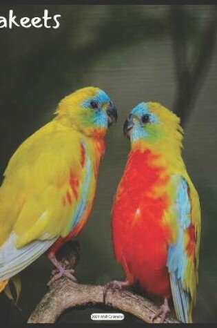 Cover of Parakeets 2021 Wall Calendar