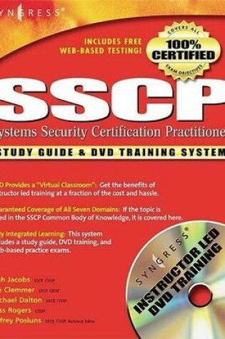 Cover of Sscp Systems Security Certified Practitioner Study Guide and DVD Training System