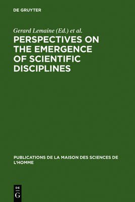 Book cover for Perspectives on the Emergence of Scientific Disciplines