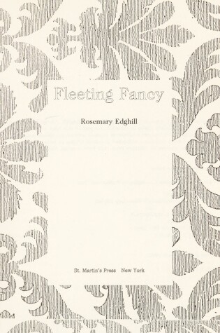 Cover of Fleeting Fancy