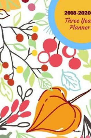 Cover of 2018 - 2020 Pumpkin Three Year Planner
