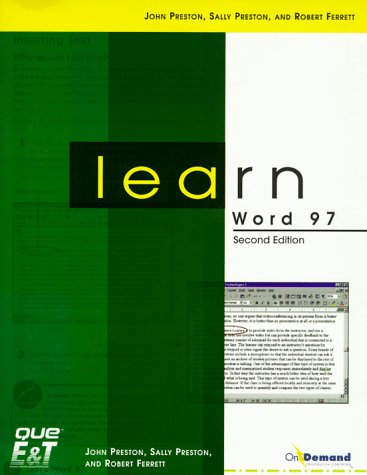 Book cover for Learn Word 97
