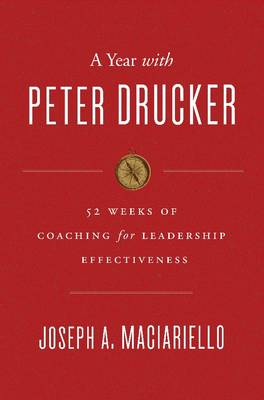 Book cover for A Year with Peter Drucker