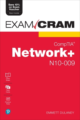 Book cover for CompTIA Network+ N10-009 Exam Cram