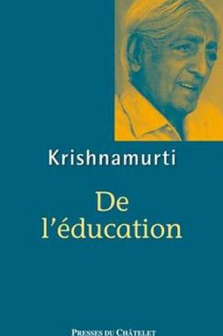 Cover of de L'Education