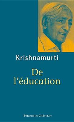 Book cover for de L'Education