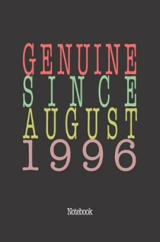 Cover of Genuine Since August 1996