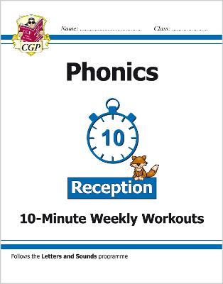 Book cover for English 10-Minute Weekly Workouts: Phonics - Reception