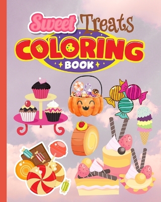 Book cover for Sweet Treats Coloring Book