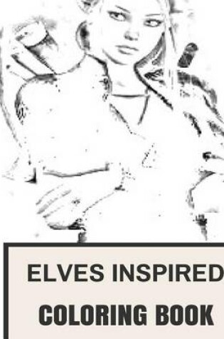 Cover of Elves Inspired Coloring Book