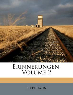 Book cover for Erinnerungen. Zweites Buch.