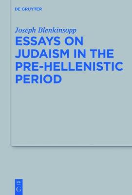 Cover of Essays on Judaism in the Pre-Hellenistic Period