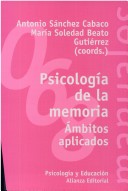 Book cover for Psicologia de La Memoria - Ambitos Aplicados