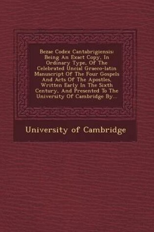 Cover of Bezae Codex Cantabrigiensis