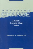 Book cover for Managing Change