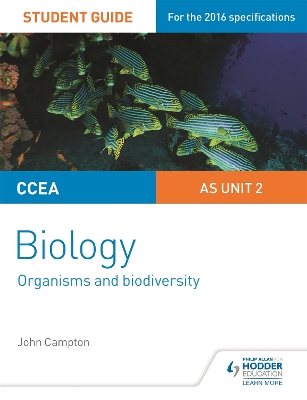 Book cover for CCEA AS Unit 2 Biology Student Guide: Organisms and Biodiversity