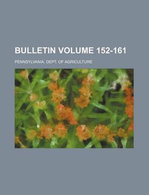 Book cover for Bulletin Volume 152-161