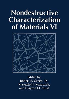 Book cover for Nondestructive Characterization of Materials VI