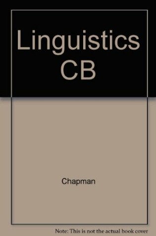 Cover of Linguistics CB