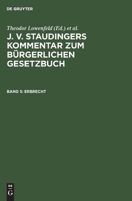 Book cover for Erbrecht