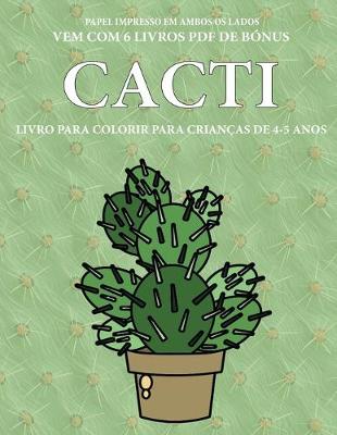 Book cover for Livro para colorir para crian�as de 4-5 anos (Cacti)
