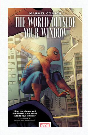 Book cover for MARVEL COMICS: THE WORLD OUTSIDE YOUR WINDOW