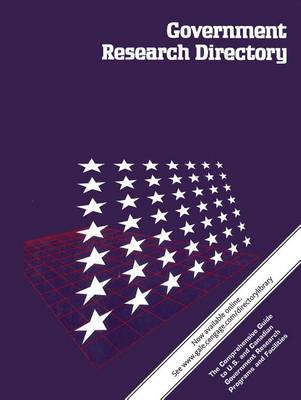 Cover of Government Research Directory