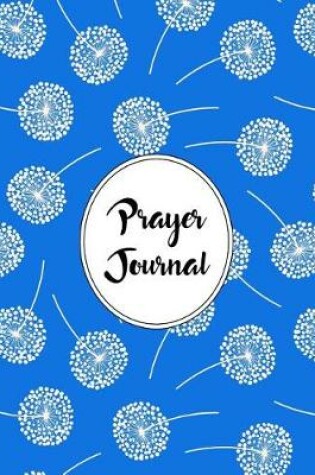 Cover of Prayer Journal Notebook Dandelions Pattern 3