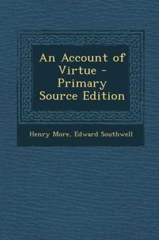 Cover of An Account of Virtue - Primary Source Edition