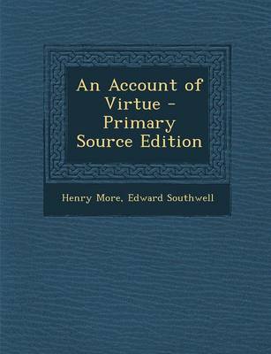 Book cover for An Account of Virtue - Primary Source Edition