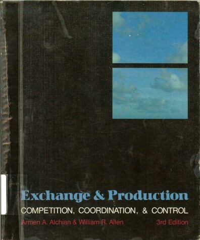 Book cover for Exchange and Production