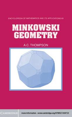 Book cover for Minkowski Geometry