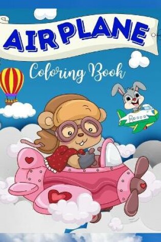 Cover of Airplane Coloring Book