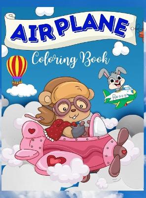 Book cover for Airplane Coloring Book