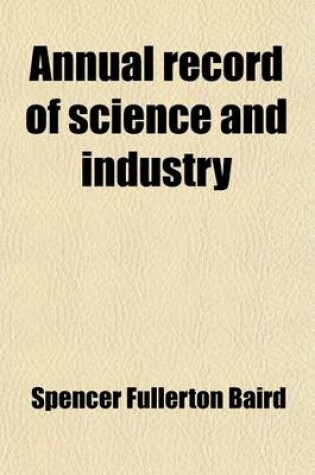 Cover of Annual Record of Science and Industry (Volume 8)