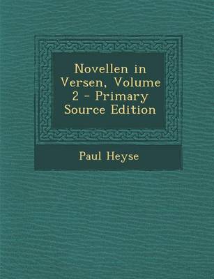 Book cover for Novellen in Versen, Volume 2