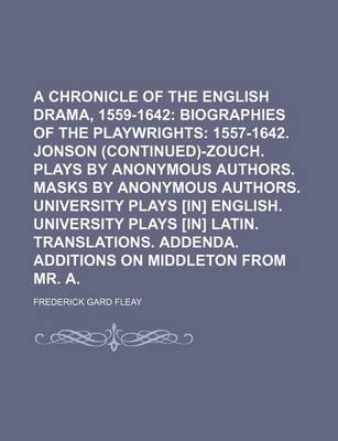 Book cover for Biographies of the Playwrights Volume 2