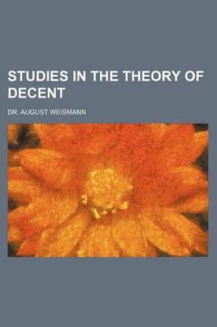 Cover of Studies in the Theory of Decent