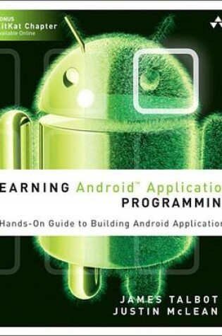 Cover of Learning Android Application Programming