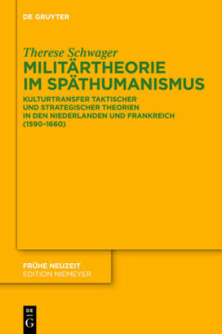 Cover of Militartheorie im Spathumanismus