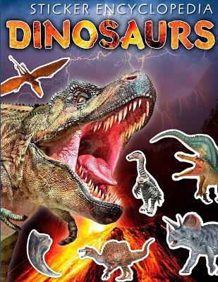 Book cover for Sticker Encyclopedia Dinosaurs